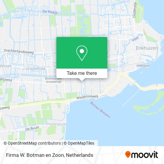 Firma W. Botman en Zoon map