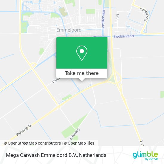 Mega Carwash Emmeloord B.V. map