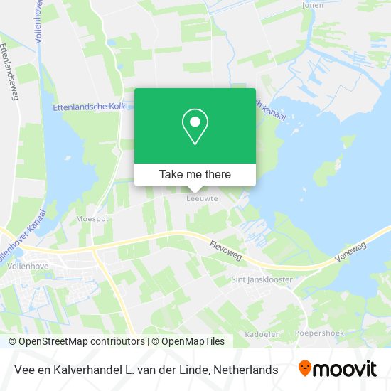 Vee en Kalverhandel L. van der Linde map