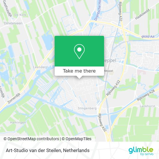 Art-Studio van der Steilen map