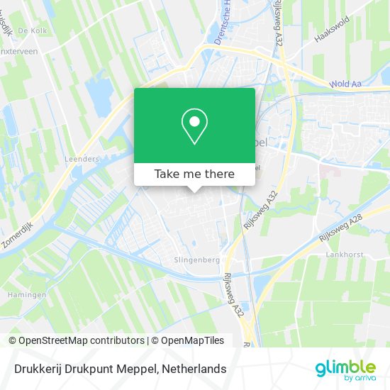 Drukkerij Drukpunt Meppel Karte