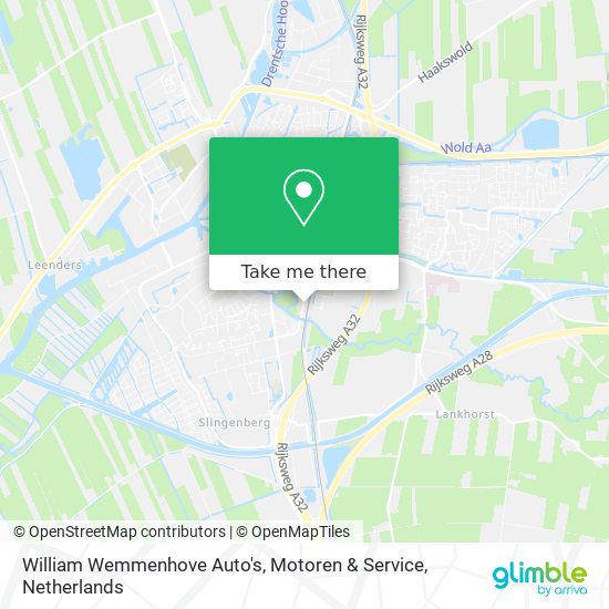 William Wemmenhove Auto's, Motoren & Service Karte