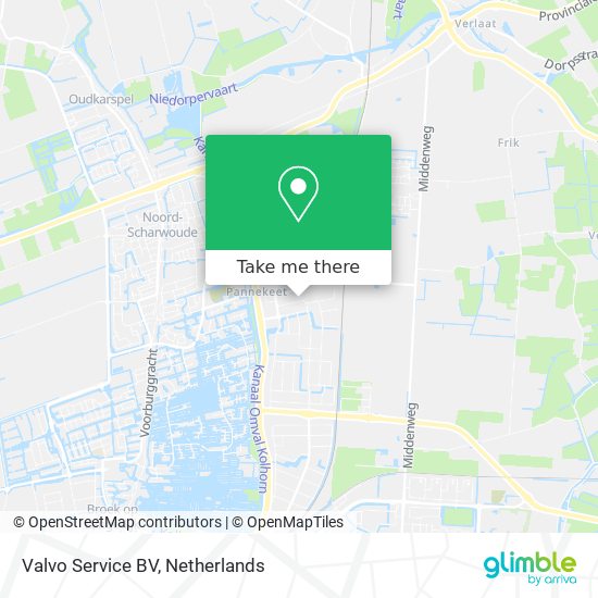 Valvo Service BV map