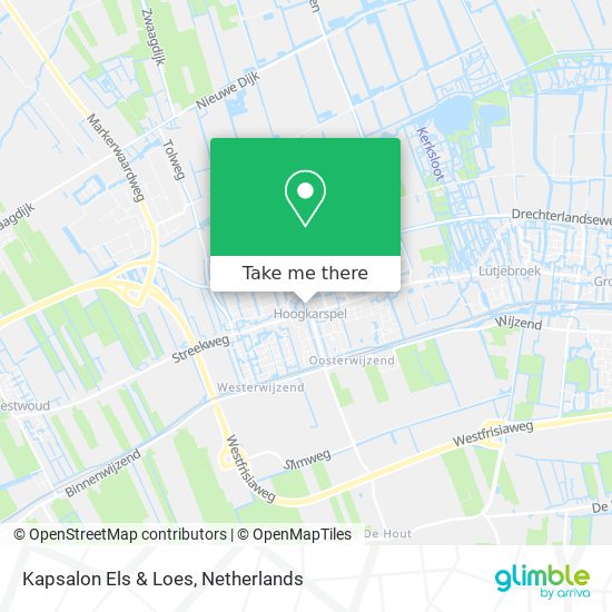 Kapsalon Els & Loes map