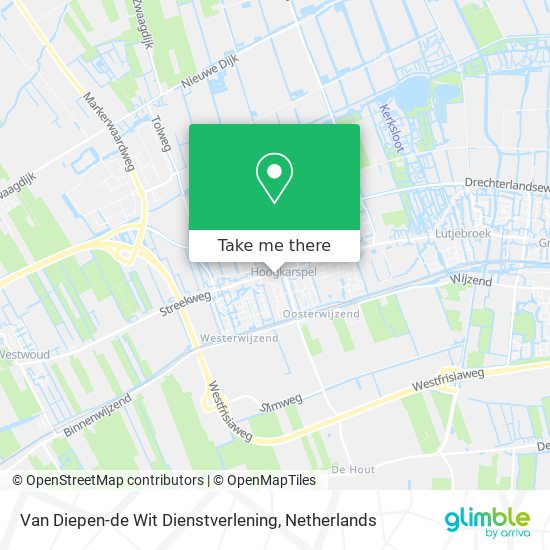 Van Diepen-de Wit Dienstverlening map