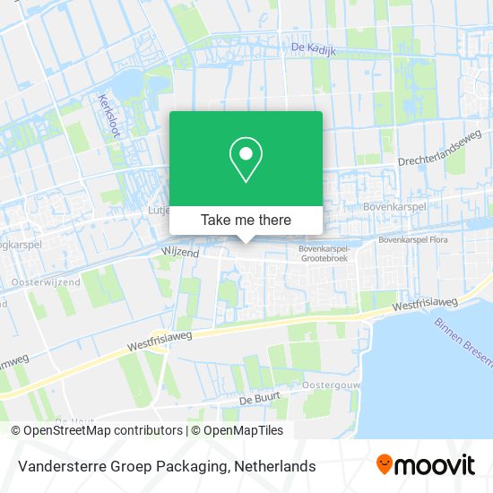 Vandersterre Groep Packaging map