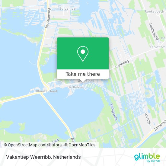 Vakantiep Weerribb Karte