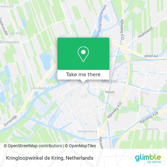 Kringloopwinkel de Kring Karte