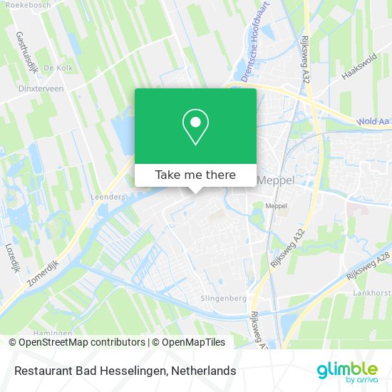 Restaurant Bad Hesselingen map