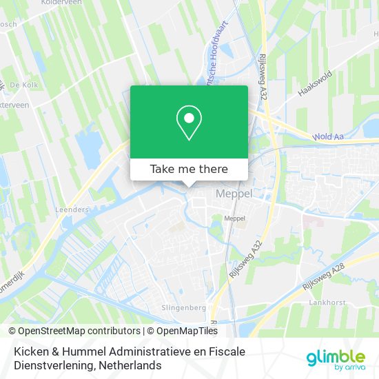 Kicken & Hummel Administratieve en Fiscale Dienstverlening Karte