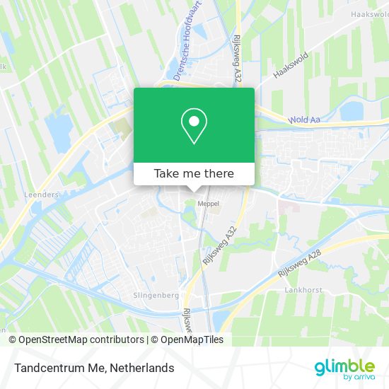 Tandcentrum Me map