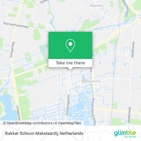 Bakker Schoon Makelaardij map