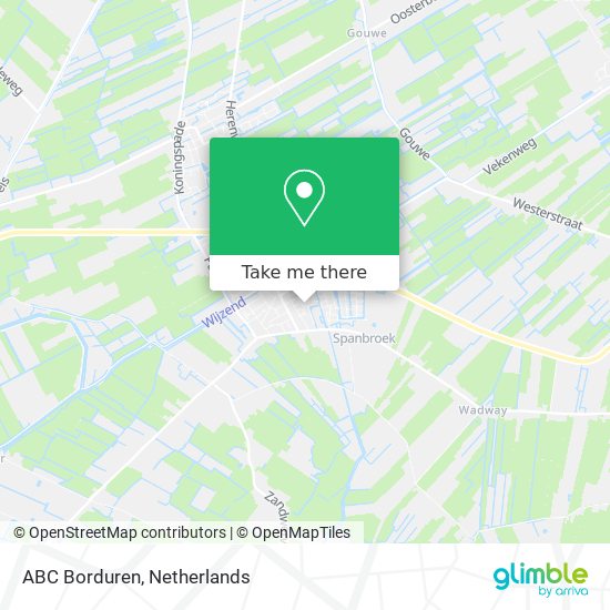 ABC Borduren map