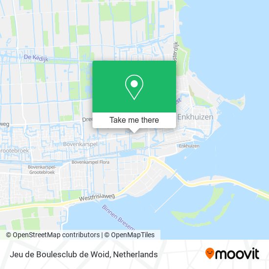 Jeu de Boulesclub de Woid map