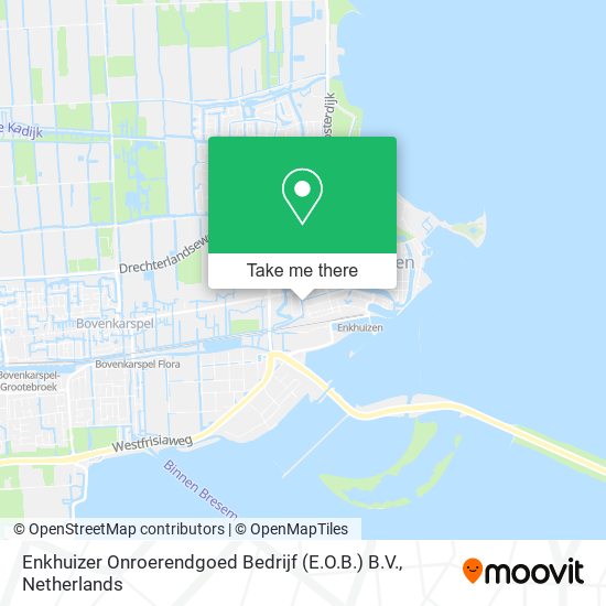Enkhuizer Onroerendgoed Bedrijf (E.O.B.) B.V. map