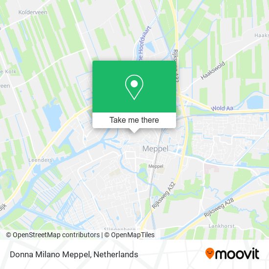 Donna Milano Meppel map