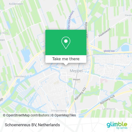 Schoenenreus BV map