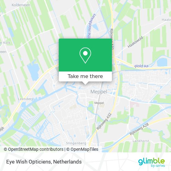 Eye Wish Opticiens map