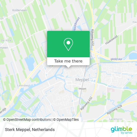 Sterk Meppel map