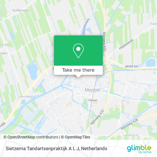 Sietzema Tandartsenpraktijk A L J map