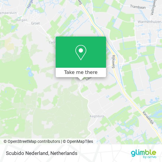 Scubido Nederland map