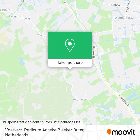 Voetverz. Pedicure Anneke Bleeker-Buter map