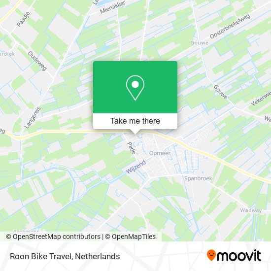 Roon Bike Travel map