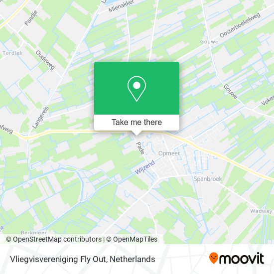 Vliegvisvereniging Fly Out map