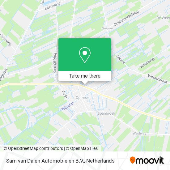 Sam van Dalen Automobielen B.V. map