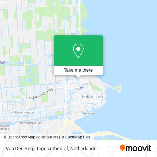 Van Den Berg Tegelzetbedrijf map