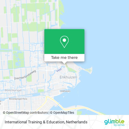 International Training & Education map