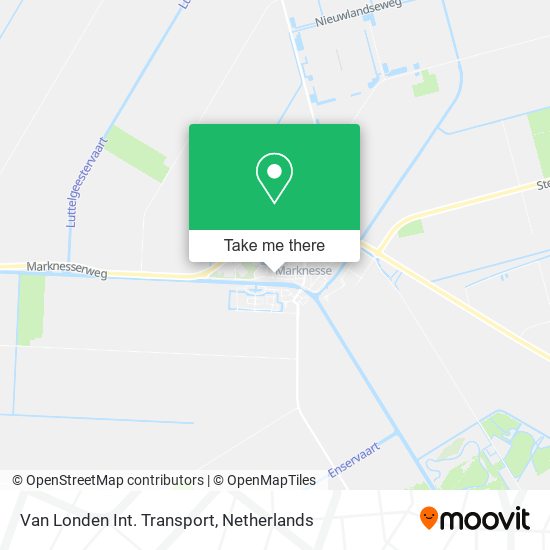Van Londen Int. Transport map