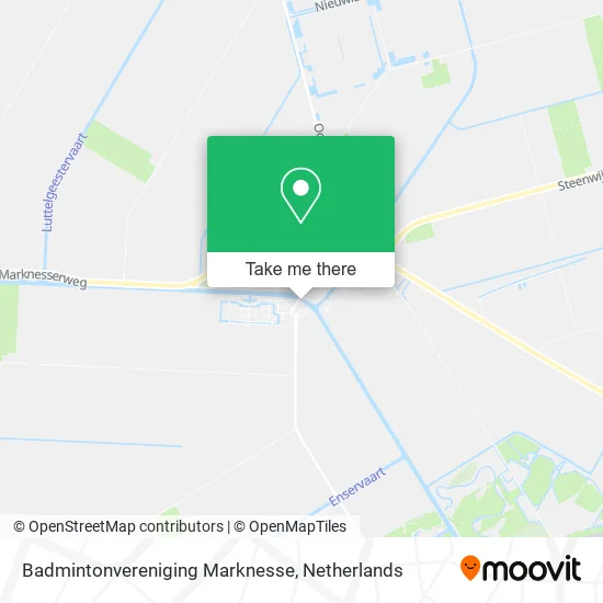 Badmintonvereniging Marknesse map