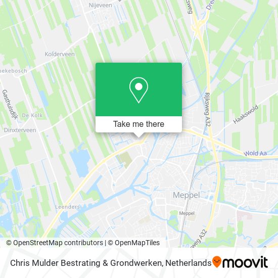 Chris Mulder Bestrating & Grondwerken map