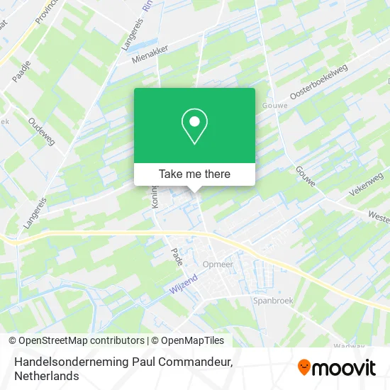Handelsonderneming Paul Commandeur map