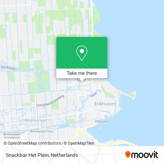 Snackbar Het Plein map