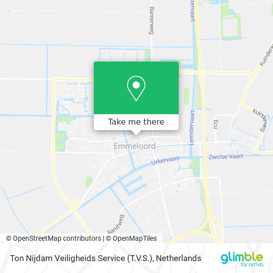 Ton Nijdam Veiligheids Service (T.V.S.) Karte