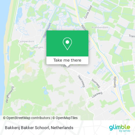 Bakkerij Bakker Schoorl map