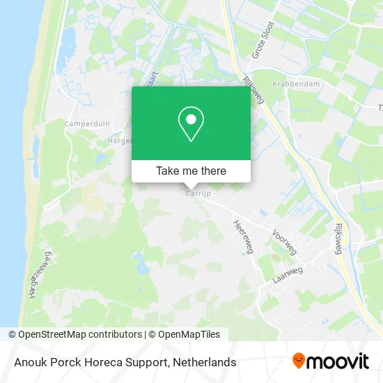 Anouk Porck Horeca Support map