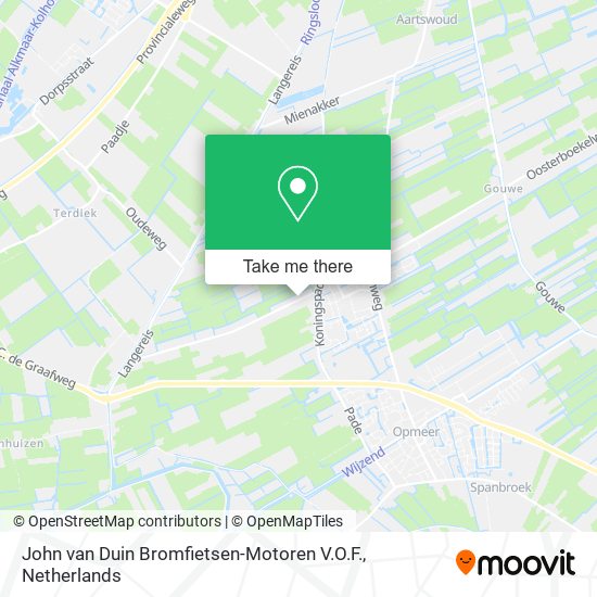 John van Duin Bromfietsen-Motoren V.O.F. map