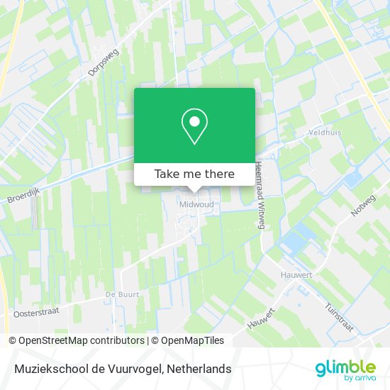 Muziekschool de Vuurvogel Karte