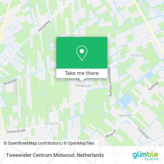 Tweewieler Centrum Midwoud Karte