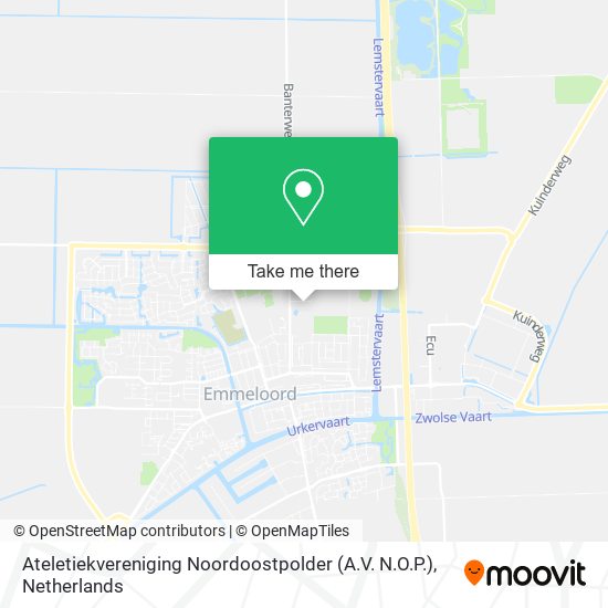 Ateletiekvereniging Noordoostpolder (A.V. N.O.P.) map