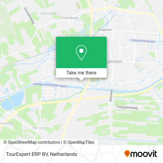 TourExpert ERP BV map
