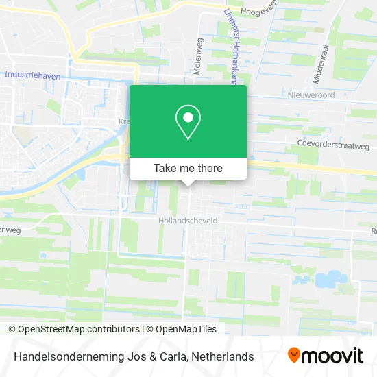 Handelsonderneming Jos & Carla map