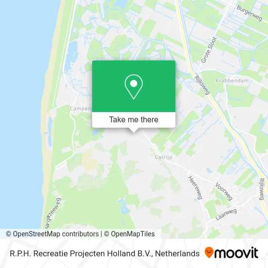R.P.H. Recreatie Projecten Holland B.V. Karte