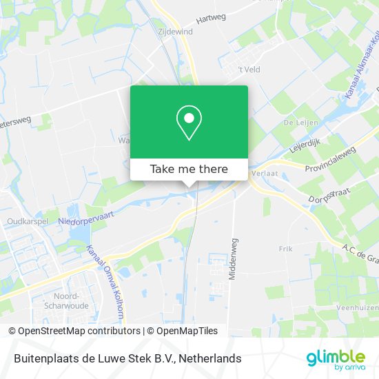 Buitenplaats de Luwe Stek B.V. map