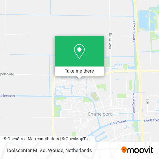 Toolscenter M. v.d. Woude map