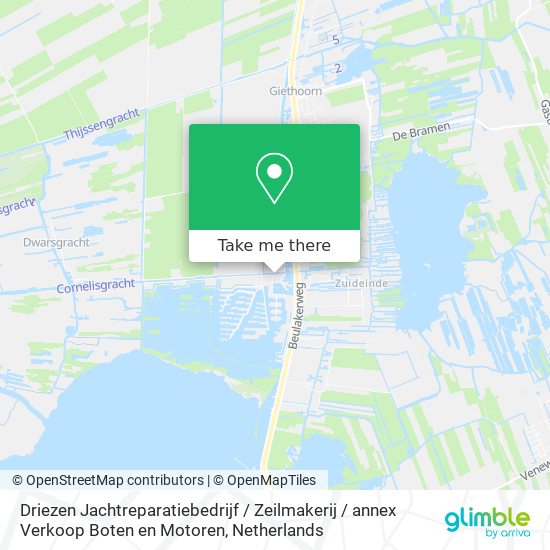 Driezen Jachtreparatiebedrijf / Zeilmakerij / annex Verkoop Boten en Motoren map