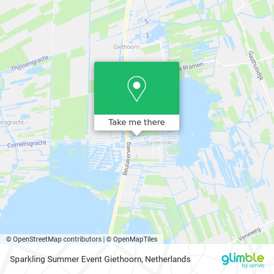 Sparkling Summer Event Giethoorn map